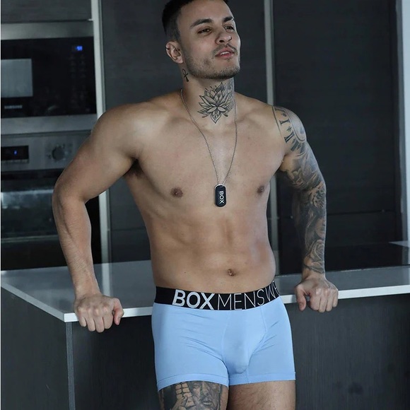 BoxMenswear NWT KING FIT BOXERS - POWDER BLUE Medium - Picture 7 of 14